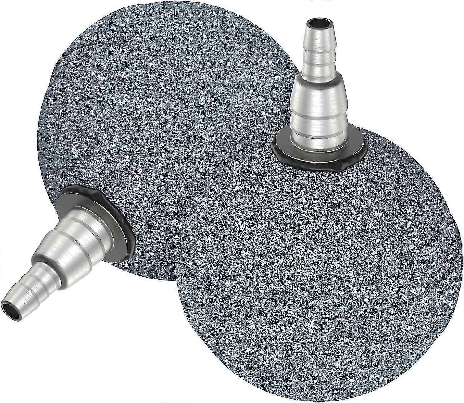 Aquarium 5cm Air Stone Ball Bubble Diffuser Release Tool for Air Pumps Fish Tanks Buckets Ponds and DWC Tanks, Set of 2 Ternel