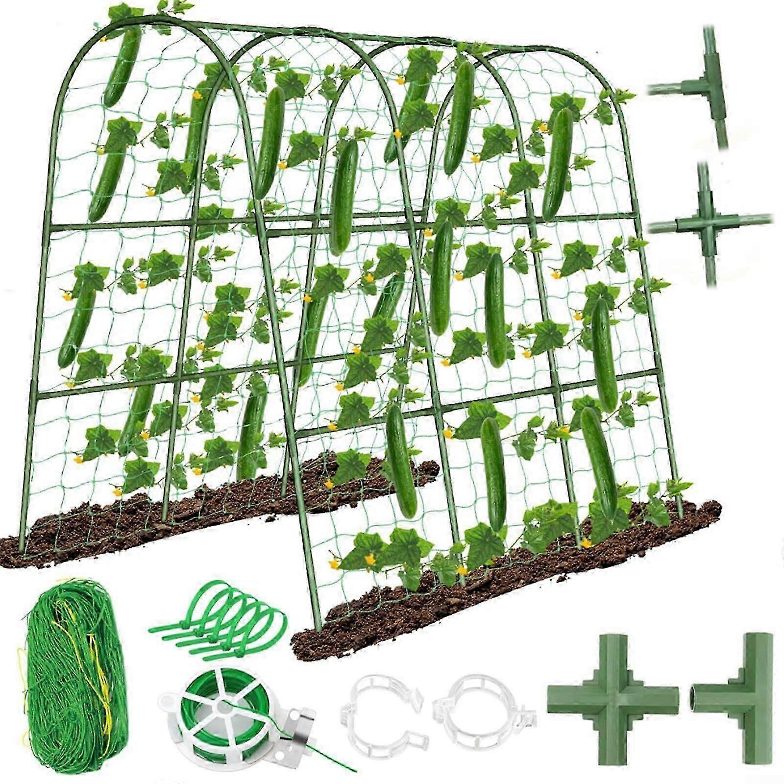 2025 Trellis for Cucumbers, Tomatoes, Trellis for Raised Bed, Garden UShape Trellis for Climbing Plants Ref: 1481