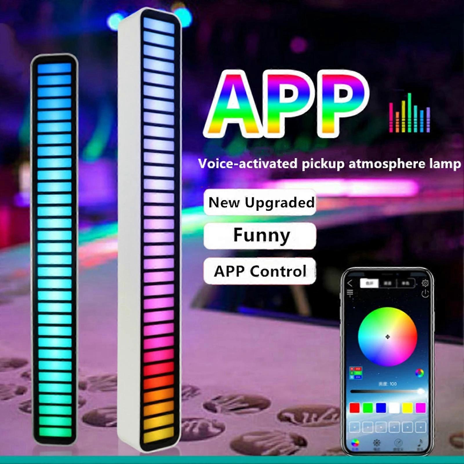 Voice activated rhythm light for home decoration 32 bit RGB