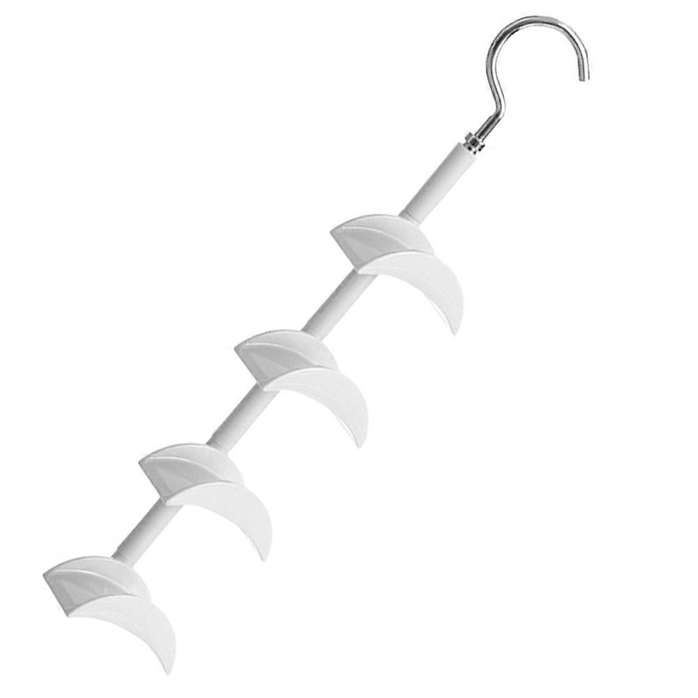 White ABS Handbag Hanger for Drying Use with 4 Layers Organizes Bags without Deforming Handles