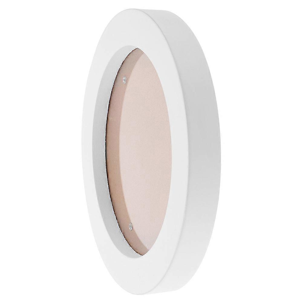 White Circular Photo Frame for Wall Decoration with Smooth Edges and Modern .2 Inches