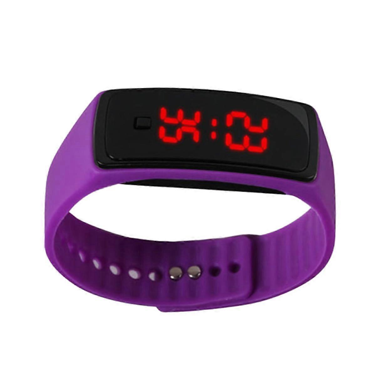 Stylish Outdoor Digital Watch with LED Display Adjustable Silicone Band for Boys and Girls Ideal for Sports and Leisure