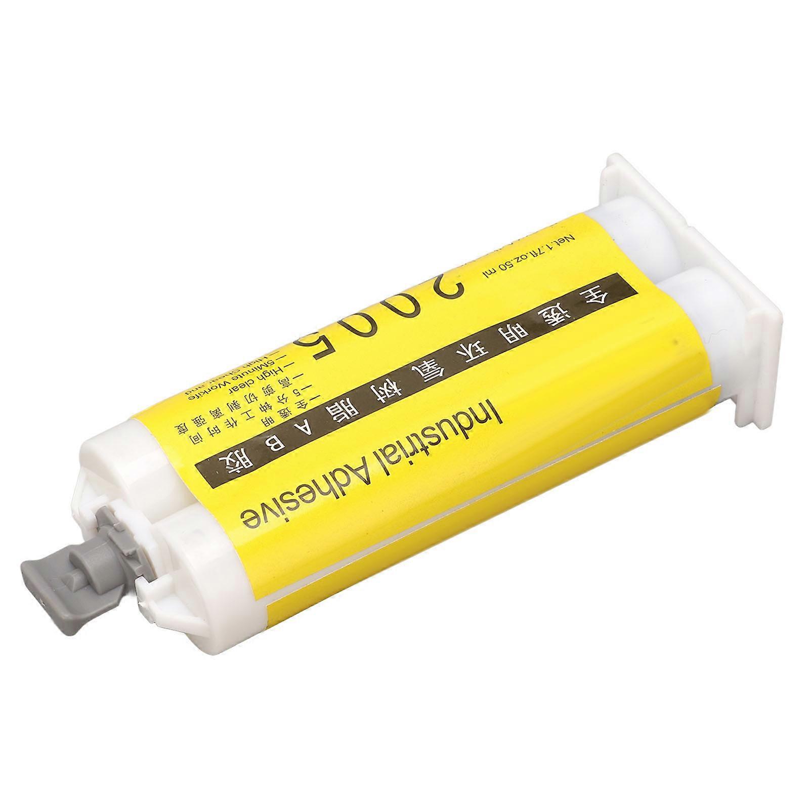 AB Glue Epoxy Resin High Viscosity Full Transparent 5 Minutes Strong Quick Drying for DIY 50ml 