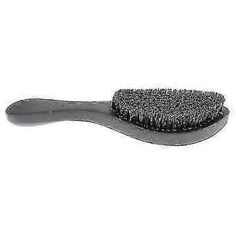 Premium gebogen zachte zwijnenhaar Wave haarborstel met houten handvat - Magic Wave stylingtool voor glad, glanzend haar