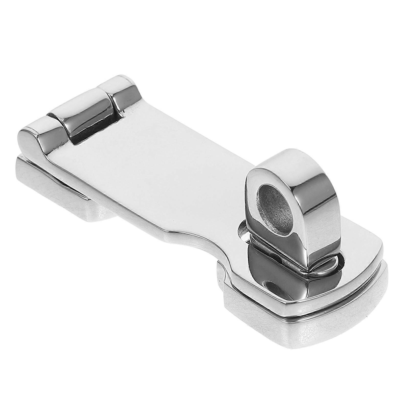 Stainless Steel Heavy Duty Door Lock Hasp with Rotating Mechanism for Doors, Hatches, and Secure Closures – Versatile Gate Latch for Multiple