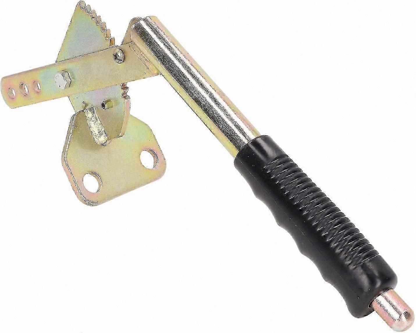 Universal Non-Slip Galvanized Steel Handbrake Handle for Trailers and Caravans (Gold, 1pc)