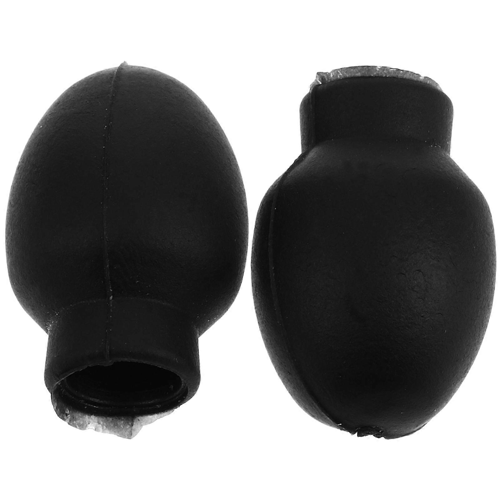 1 זוג מכסי מקל תוף גומי כיסויי קצה מקל תוף מגיני קצה מקל הקשה תוף אילם החלפת אביזרי כלי נגינה