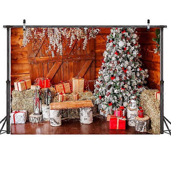 2.1x1.5m Christmas photography backdrop, photo studio backgrounds, colorful light gift Christmas tree