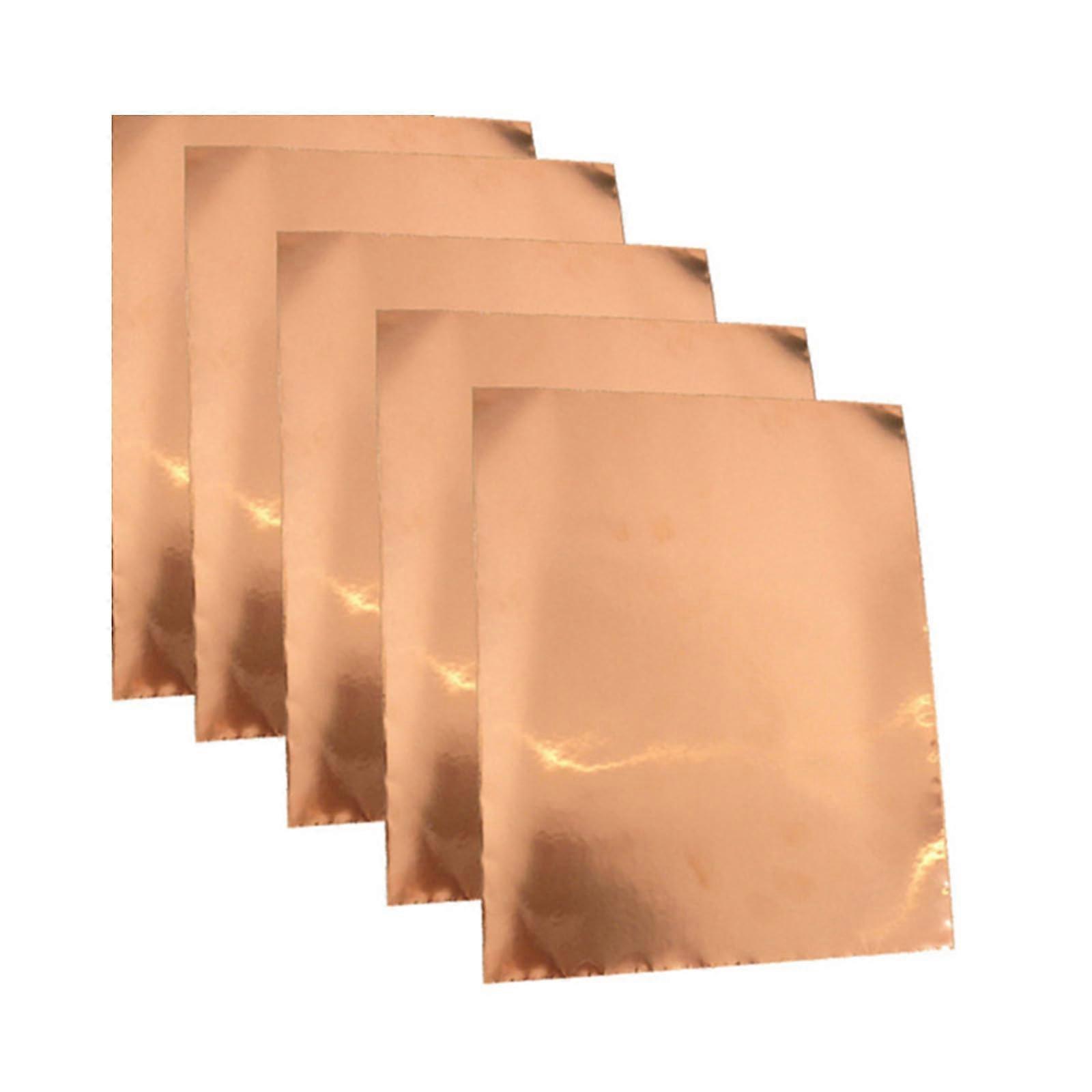 5pcs E Guitar Copper Shielding Tape, Single-Sided Conductive Adhesive for Electronic Instrument Shielding, Medium Size