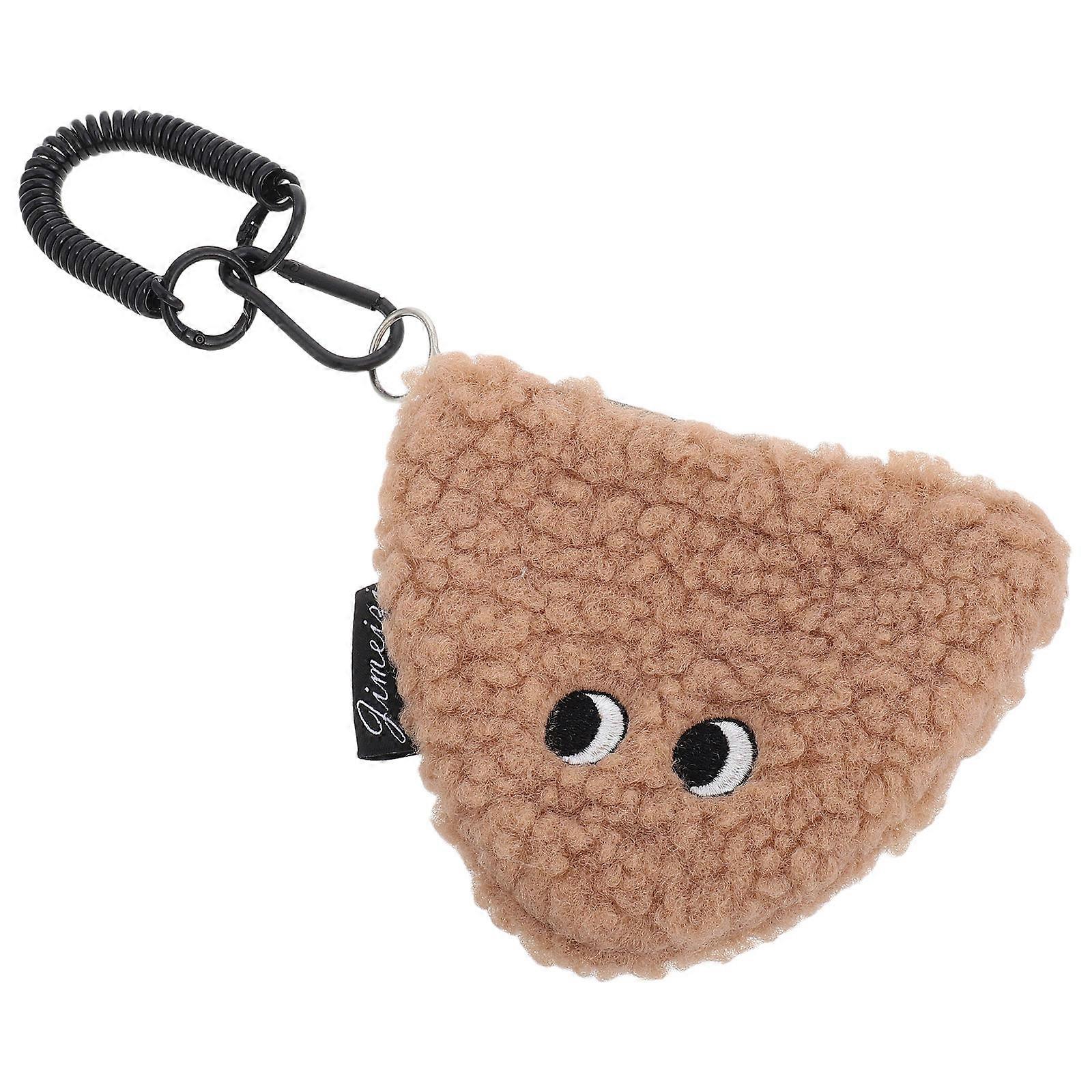 Holder Onigiri Design Soft Plush Multifunctional Storage Travel 1Pack