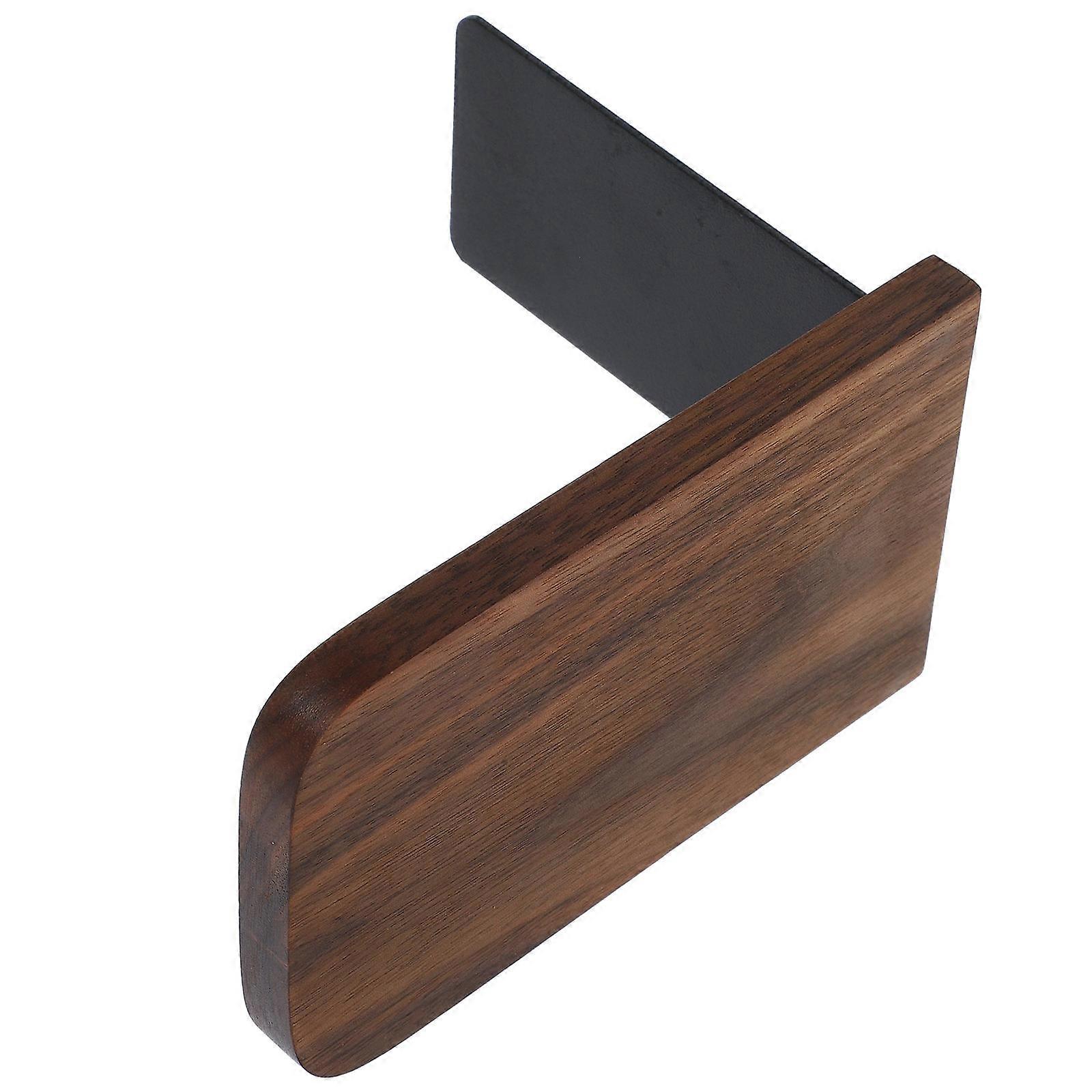 bookends for Desk with Wood and Iron Material MultiColored and Stylish 7.5 Inches