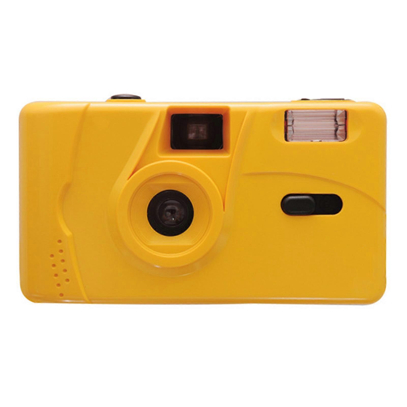 M35 Film Camera Reusable Portable Stylish Durable Film Camera Great Gift for Friends Yellow