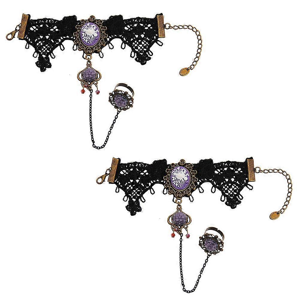 Black Resin Flower Bracelet for Decor Stand Out at Parties and Occasions Perfect Gift