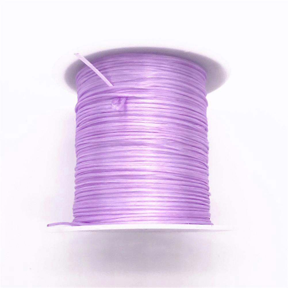 Elastic Rope for Craft Vibrant Assorted Color Spandex Thread Perfect for Jewelry Making 10 Rolls
