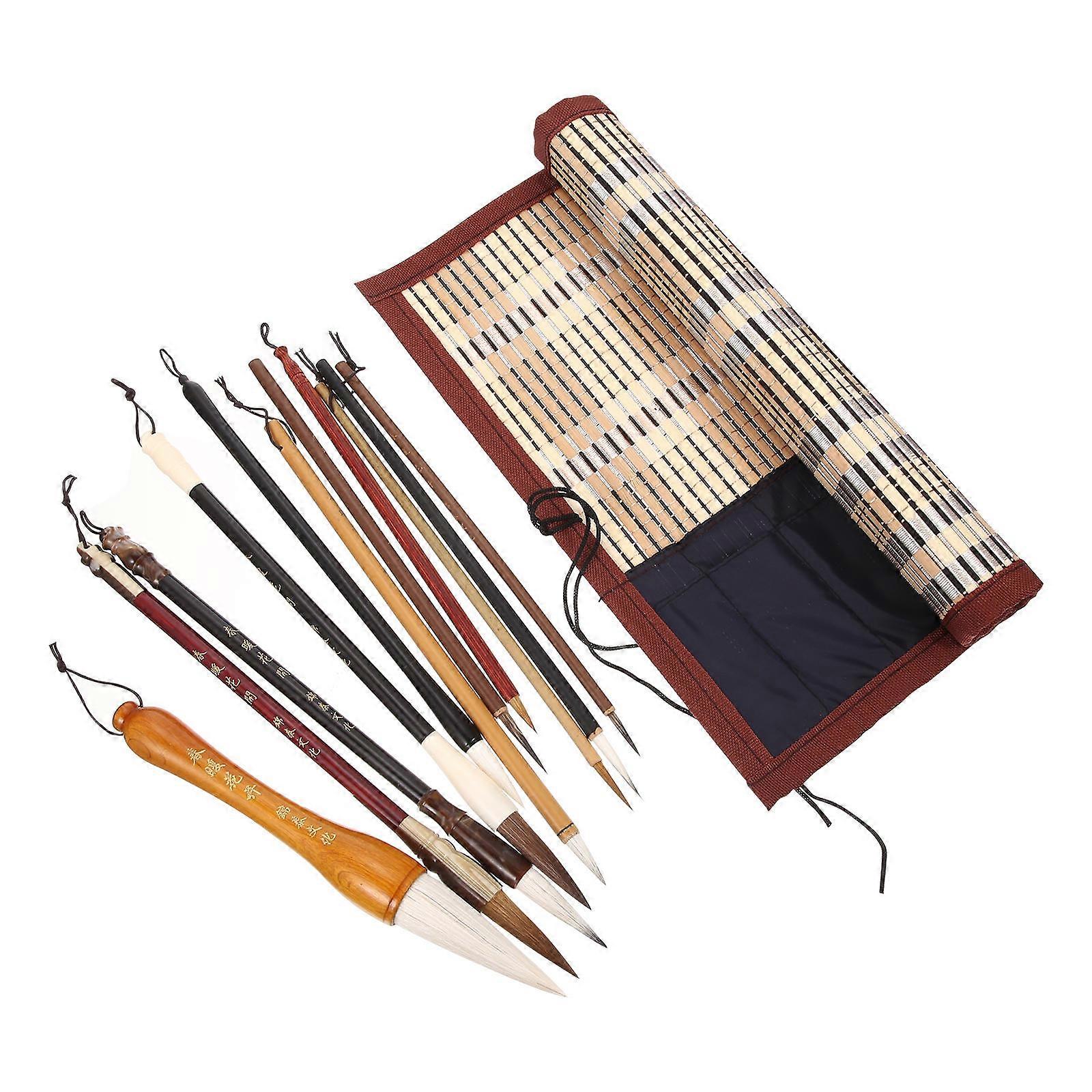 Essential Brush Set For Calligraphy And Watercolor Painting Enthusiasts 14.5X2.2cm Assorted Color 1 Set