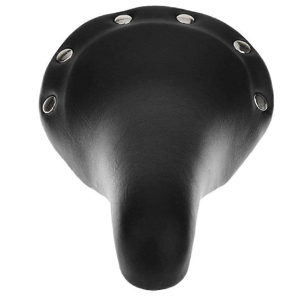 Replacement Bicycle Saddle Comfortable Vintage Retro Rivet Cushion Waterproof Seat for Fixed Gear and City Bikes