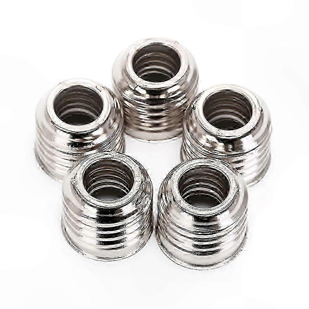 5-Pack E27 to E14 Adapter for LED Light Bulbs, 250V-Compatible Socket Converter