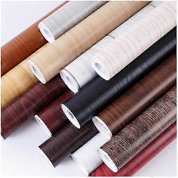 Adesivi con venature del legno Carta da parati da parete impermeabile Autoadesivo per mobili Armadio Scrivania Ristrutturazione style3019 style3019