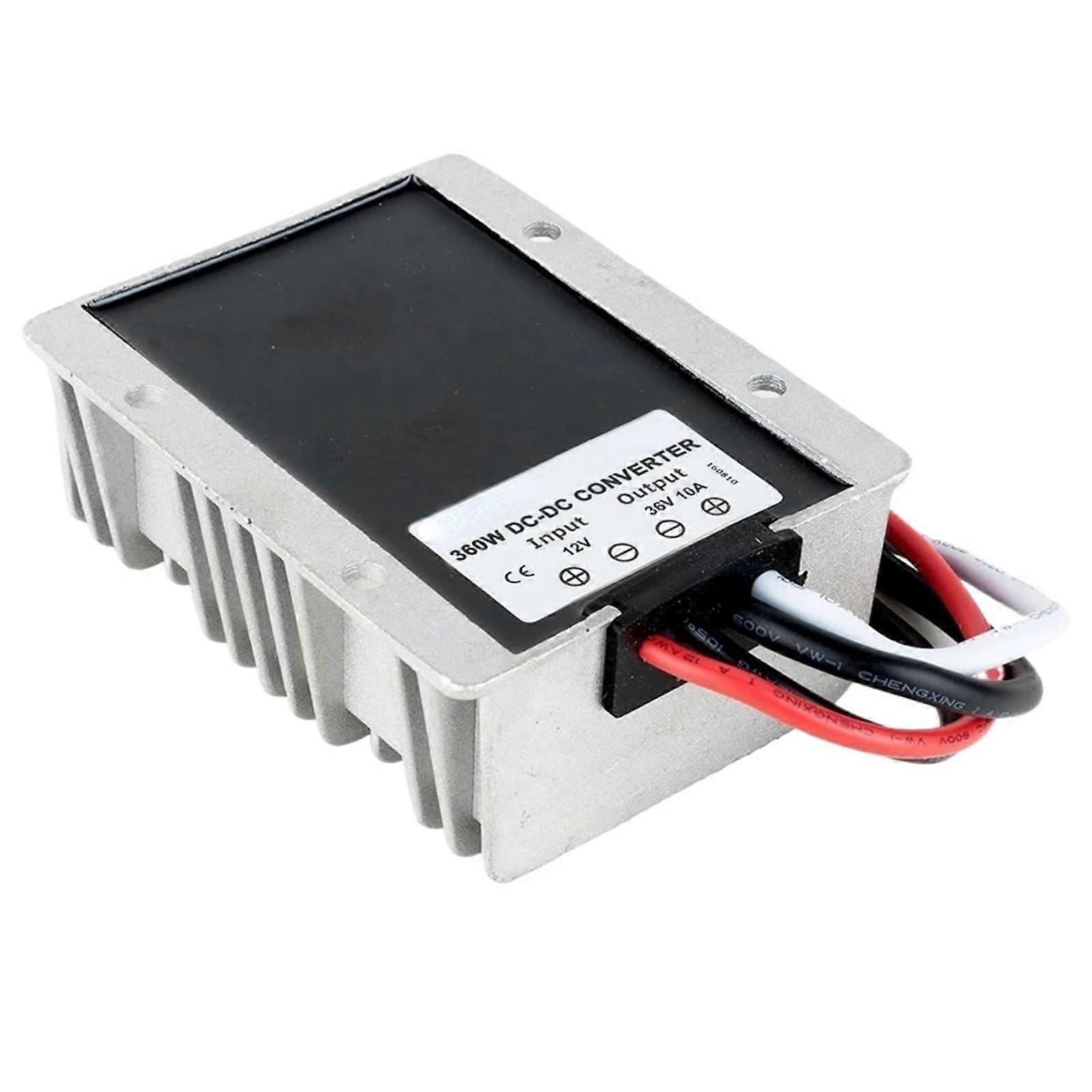 12V-36V DC-DC Power Converter Step-Up To 36V 10A Output Waterproof Module For Car Boat Solar