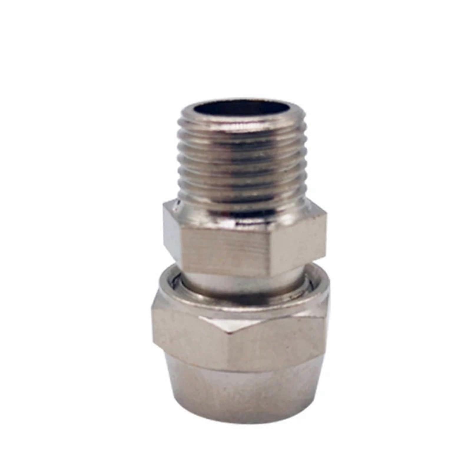 Pneumatic Pipe Fittings Quick Connector PC14-04, 14/16 mm OD, M5/M6, 1/8/3/8/1/2 in Threads, 1/4 in Hose Connector