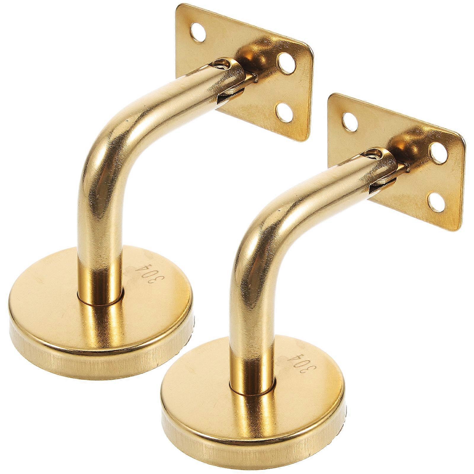 Stainless Steel Stair Rail Brackets – Durable Wall Mount Handrail Supports, Scratch Resistant & Easy to Install