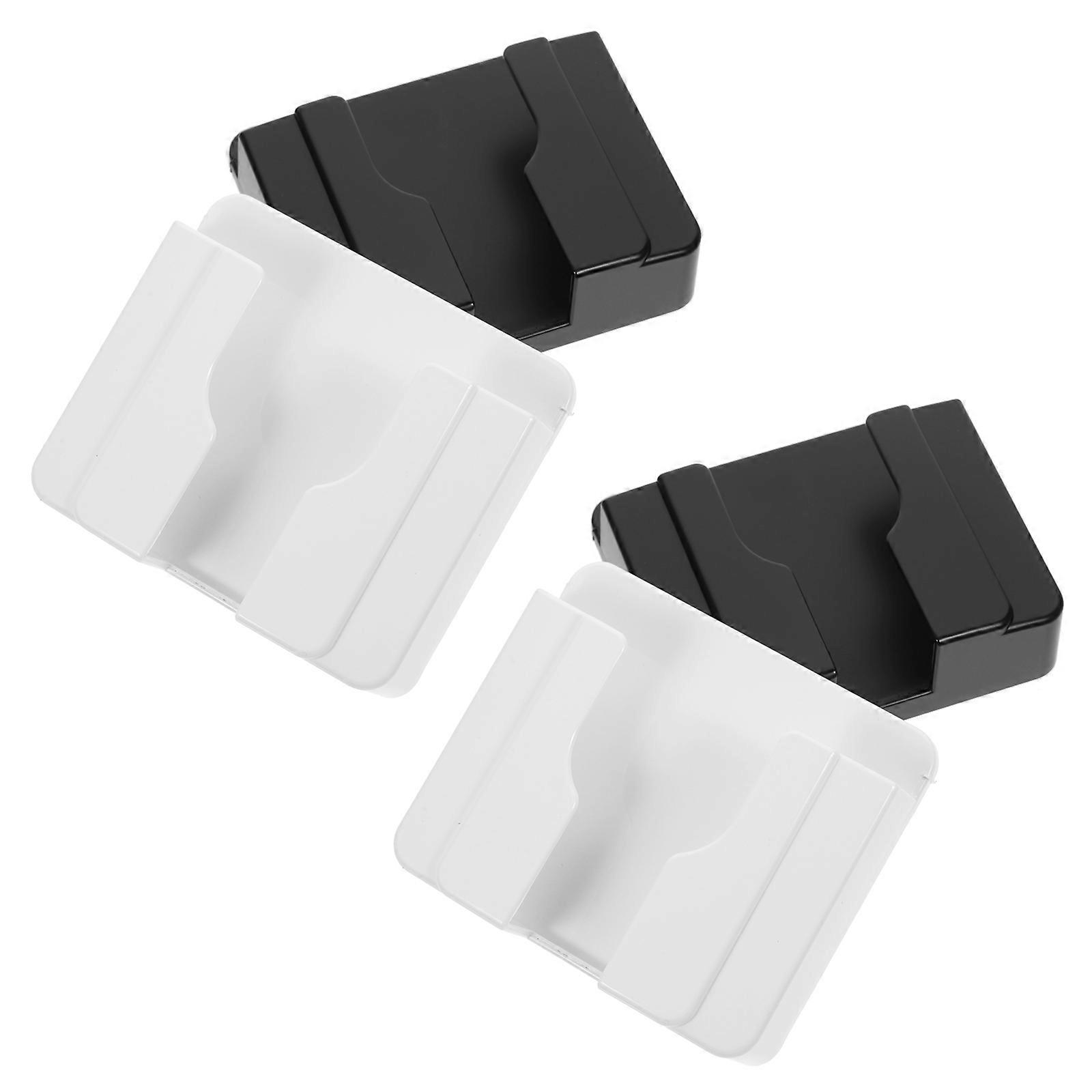 Adhesive Wall Phone Holder for Charging with Data Line Hole Made of Durable PC Assorted Color 6pcs