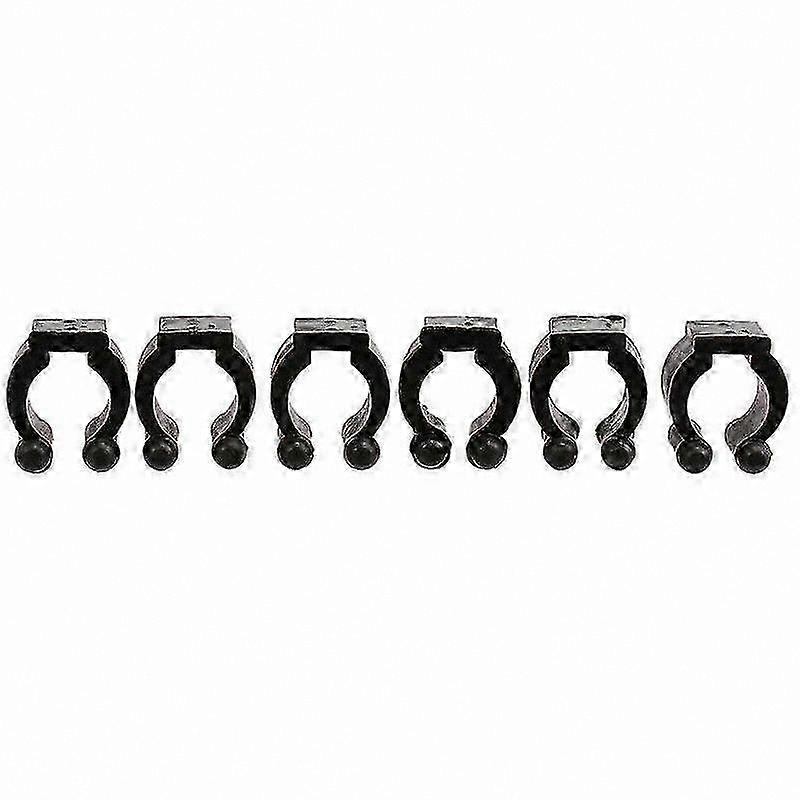6-Pack Pool Cue Stick Rack Clips for Billiard Accessories Storage Organization Solution