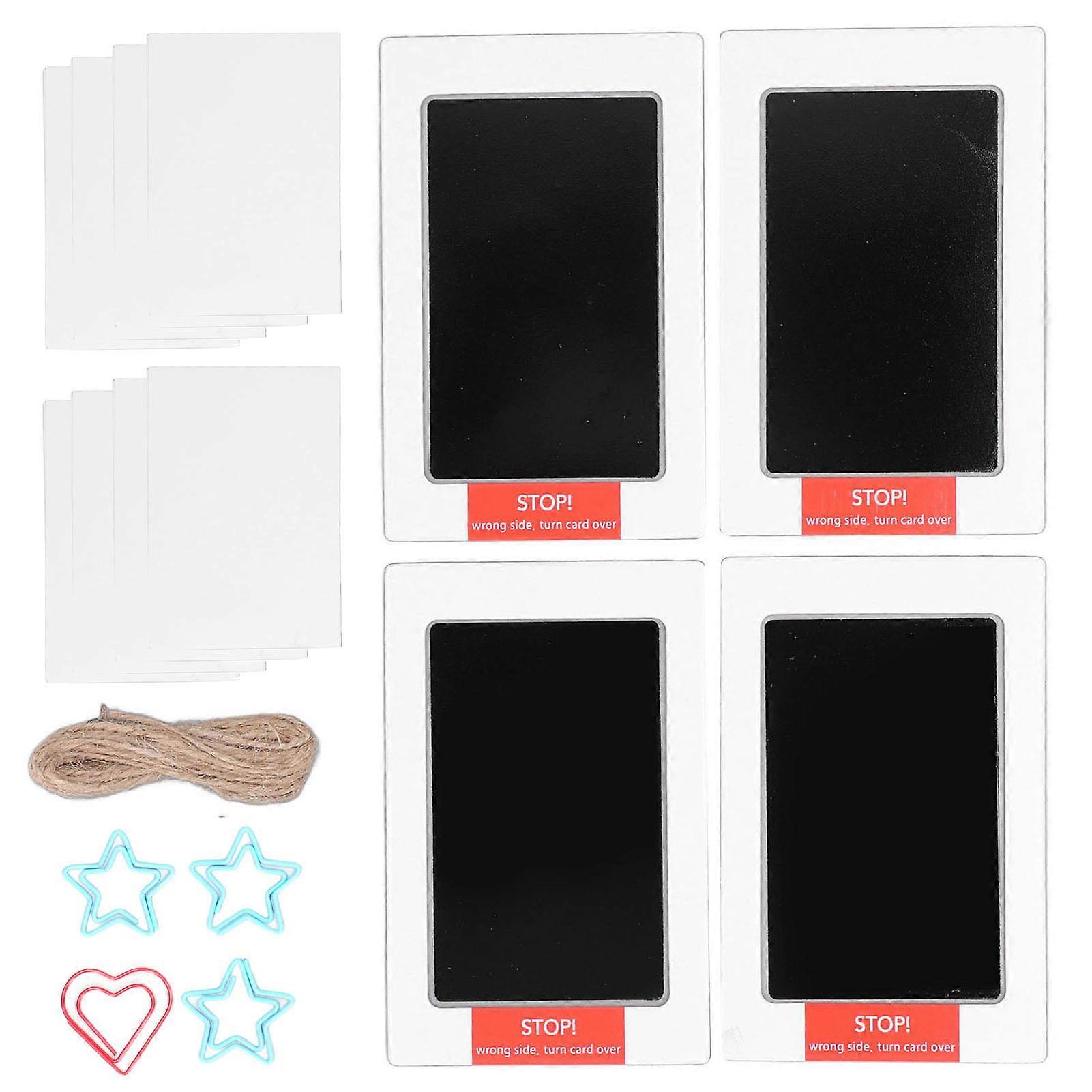 4pcs Baby Touch Ink Pad Toxic Free Quick Drying Clean Newborn Handprint Footprint Print Kit for Pet Paw Love Heart Five Star Accessories