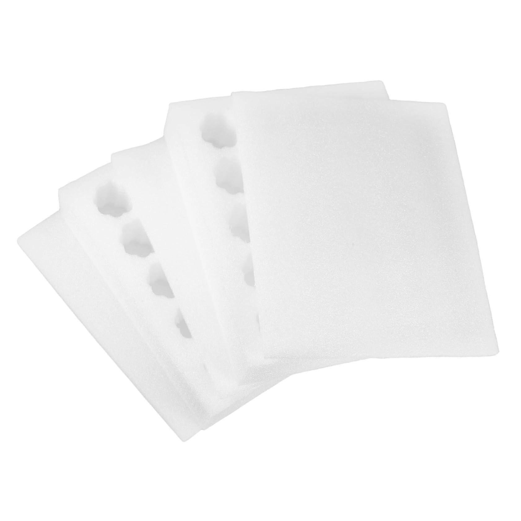 1satz Foam Egg Cartons for Chicken and Duck Eggs, Waterproof, Reusable, 24.5x20.5x14cm, White, Fridge and Market Storage