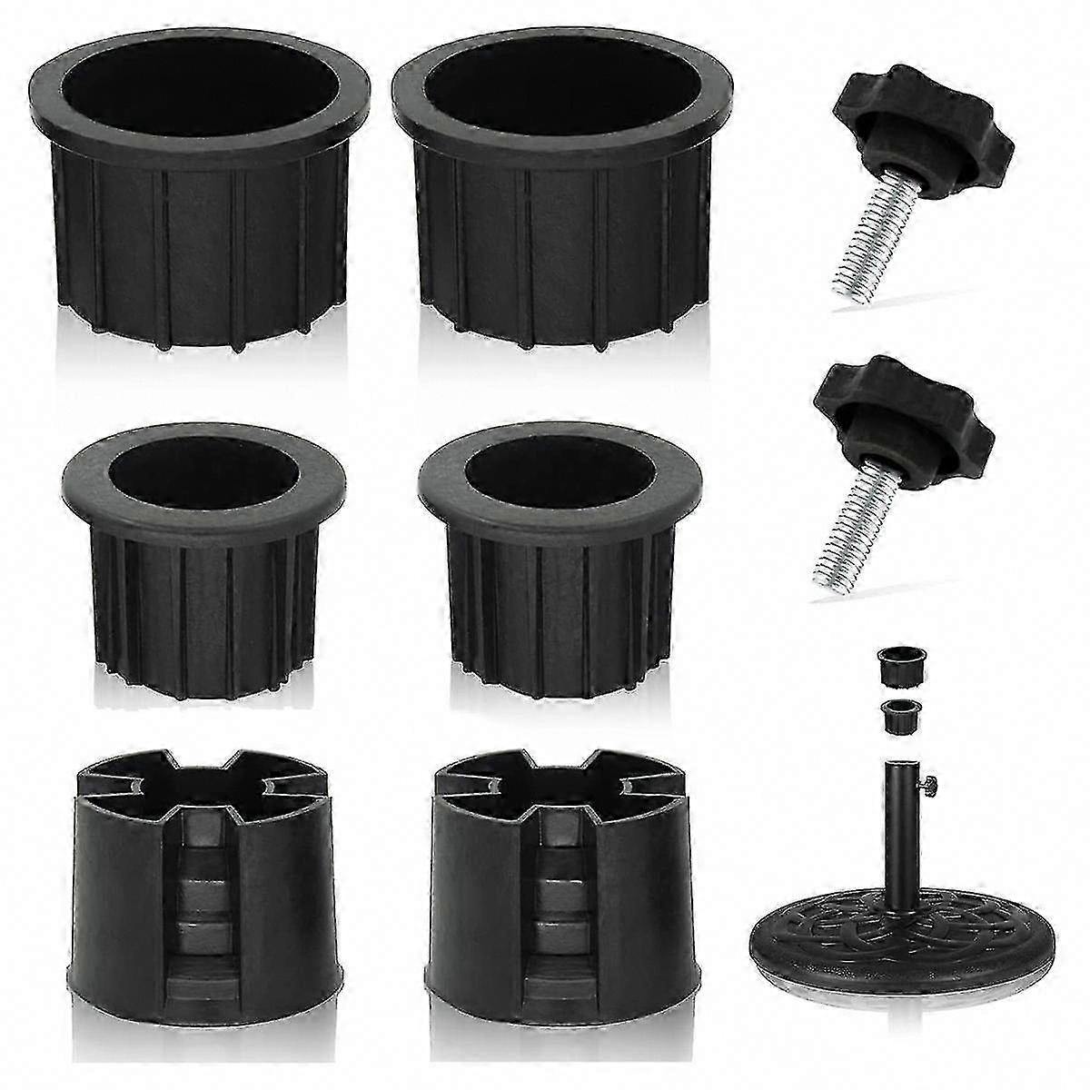 8 Pcs Umbrella Base Stand Hole Ring Plug Cover and Cap for Patio Umbrella Stand Stabilizer
