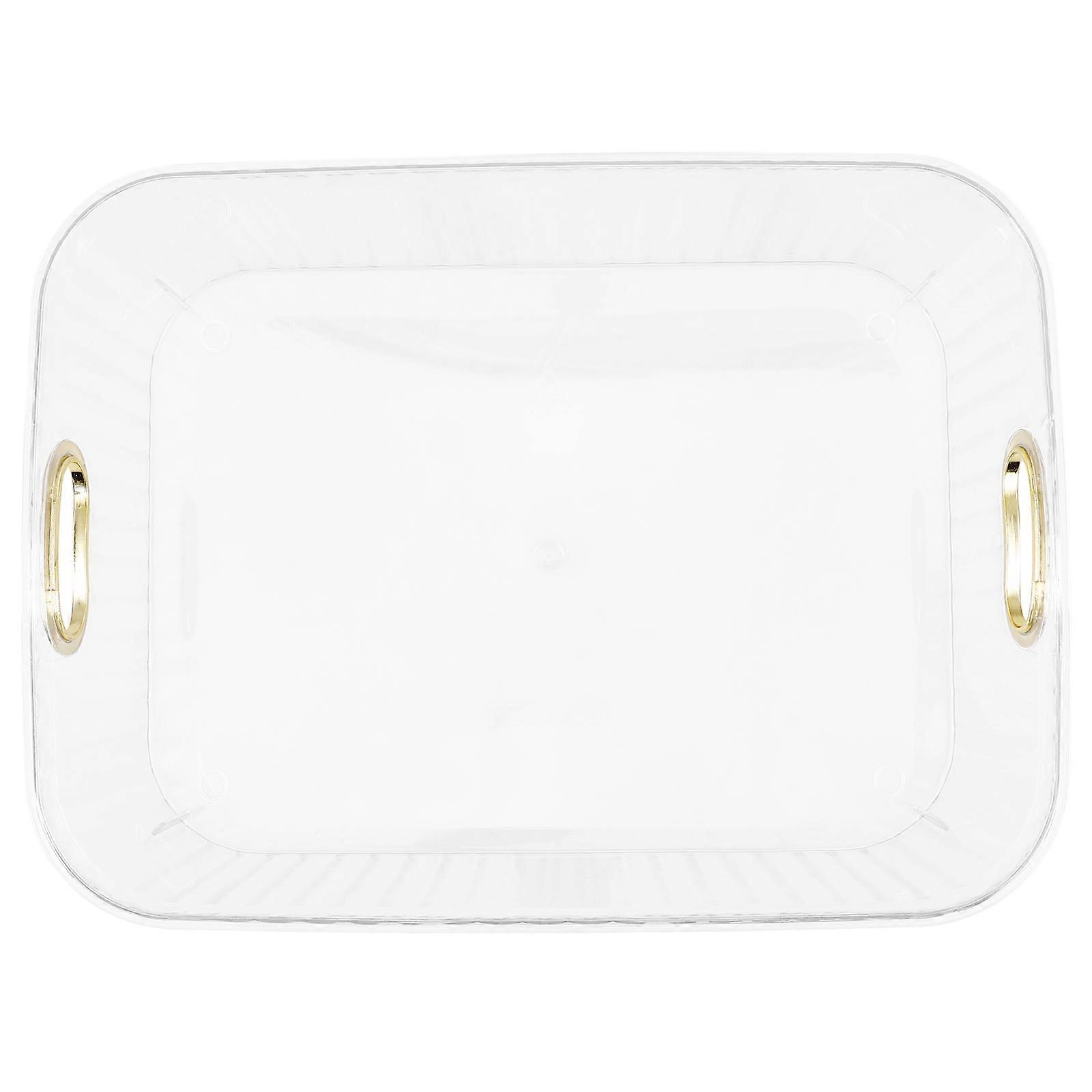 Multifunctional Organizer Box Desktop Storage Case Small Items Organization Study Room 11X8.3X3.9in 1Set