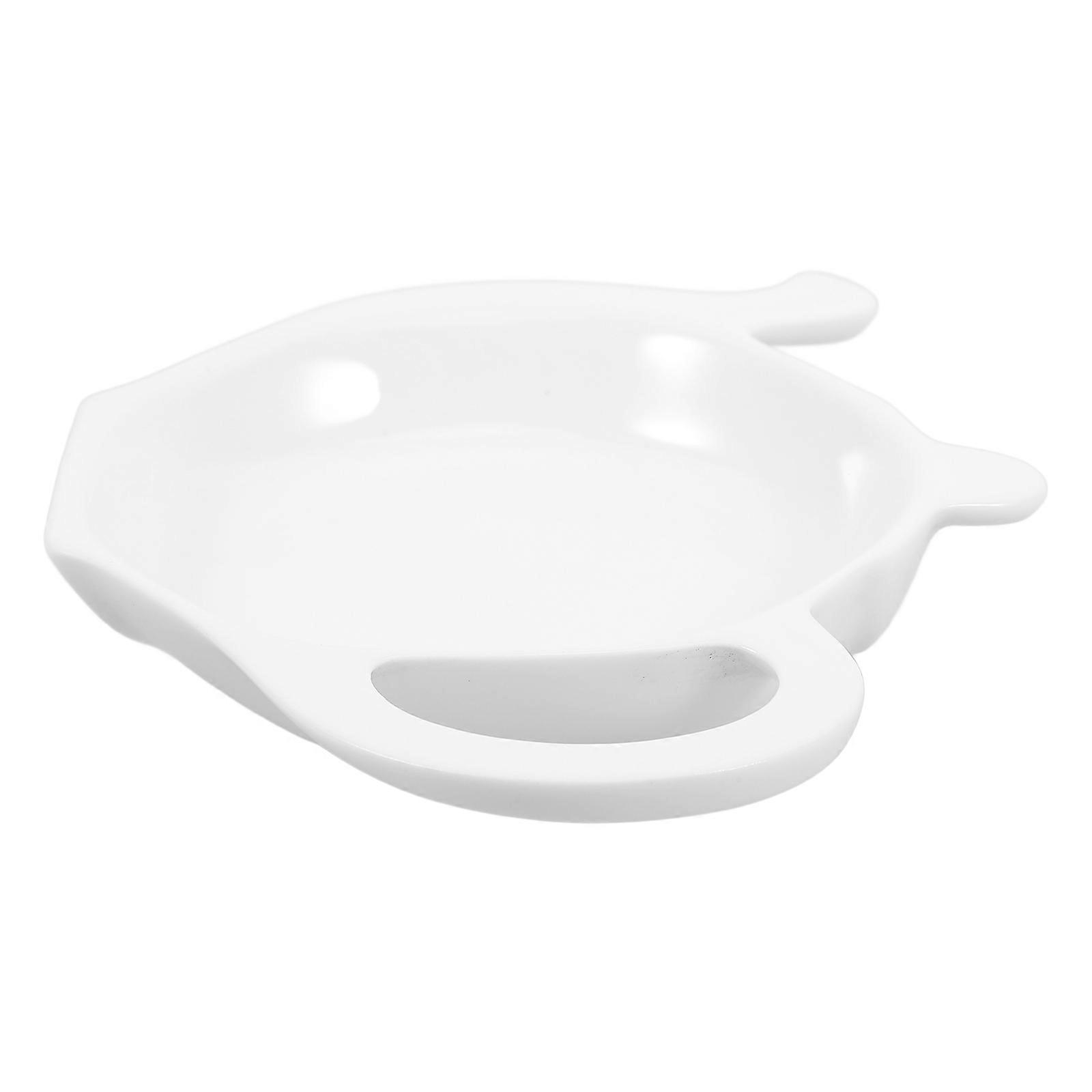 Teabag Tray Teabag Holder Ceramic Teapot Shape Fresh Afternoon Tea 1Set
