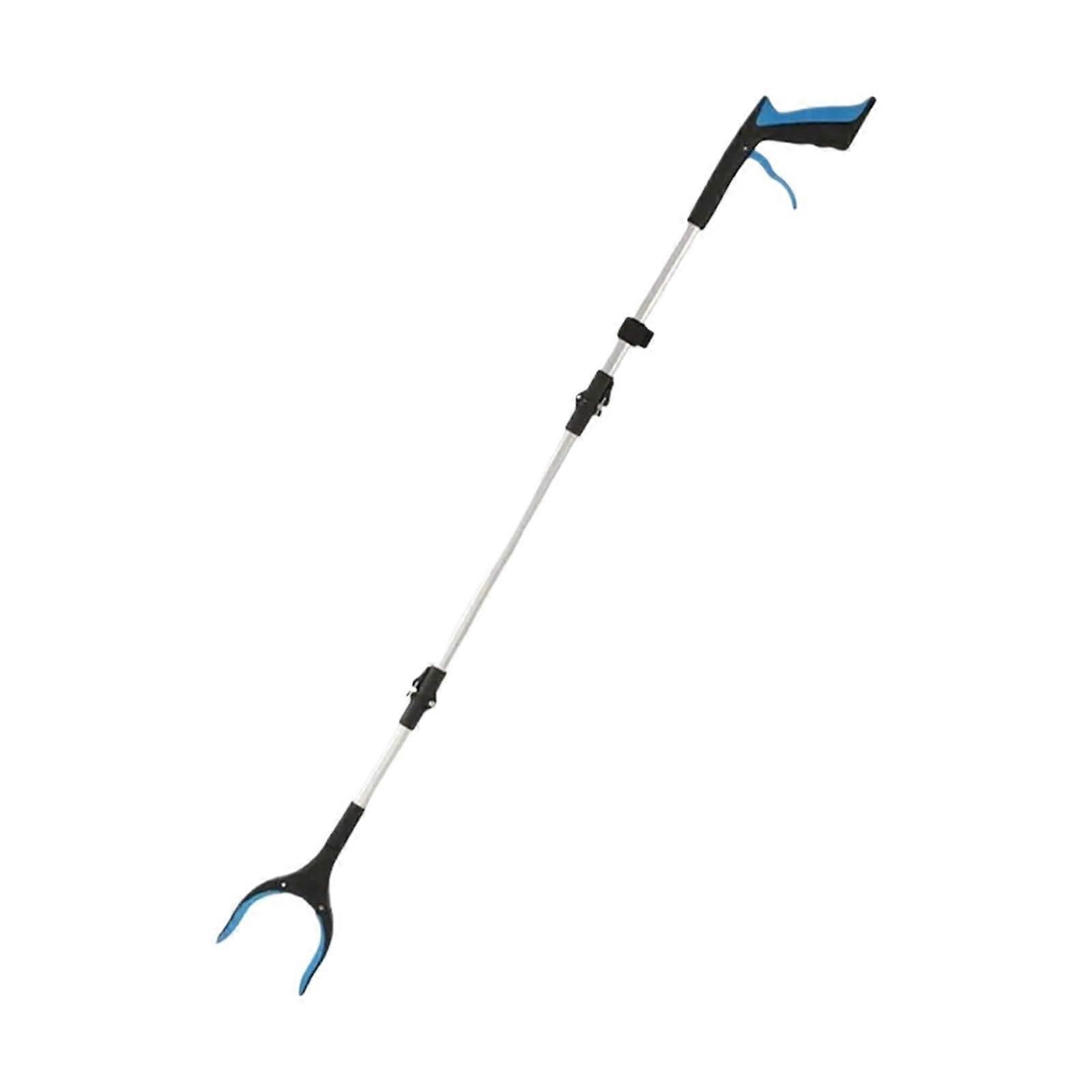 Gripping Pliers Foldable Gripper Extender, Hand Tools, Foldable Trash Gripper, Blue, 82 cm Length, Robust Material