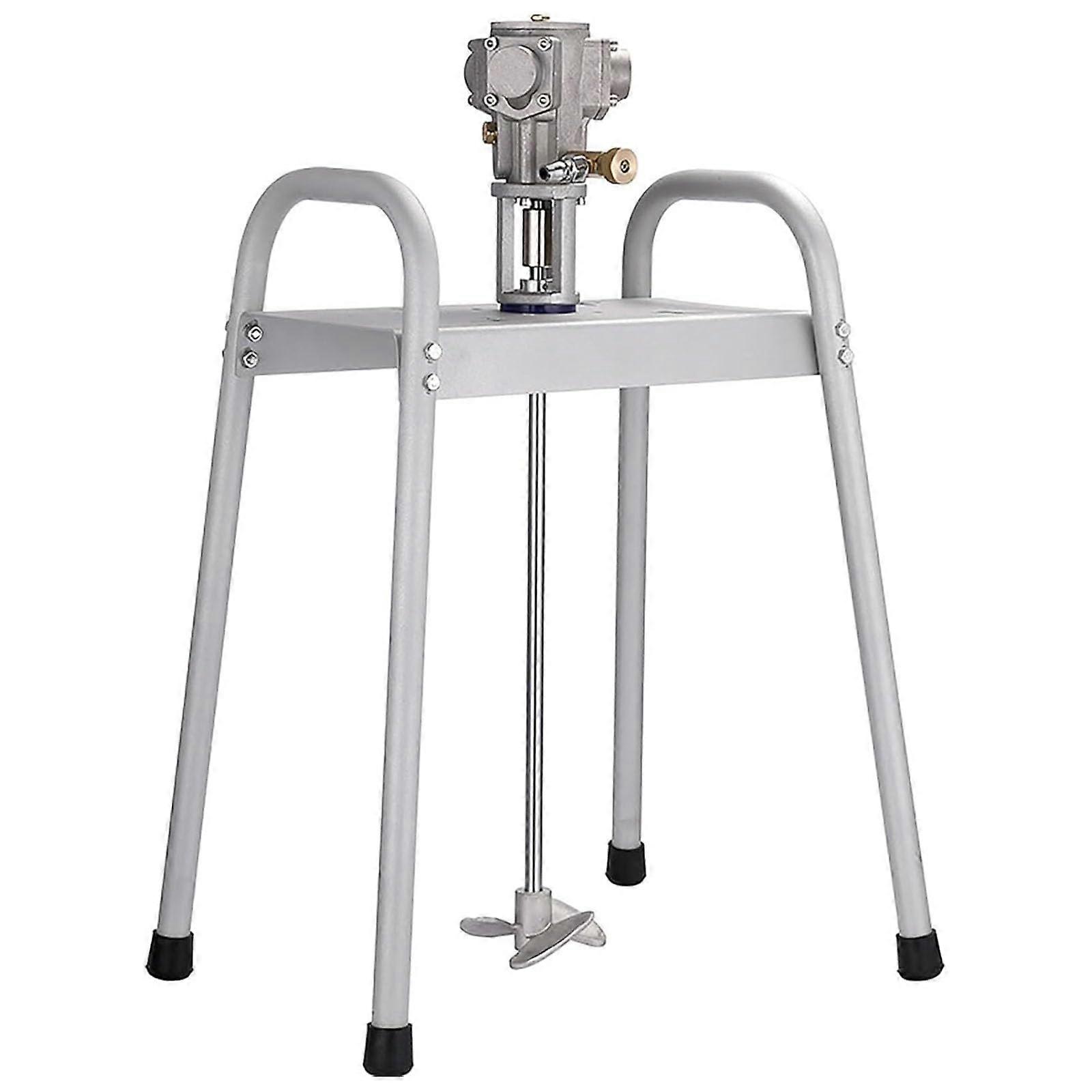 5 Gallon Pneumatic Paint Mixer Platform-Impeller Stainless Steel Lifting Platform Coating Mixer For Viscous Paints