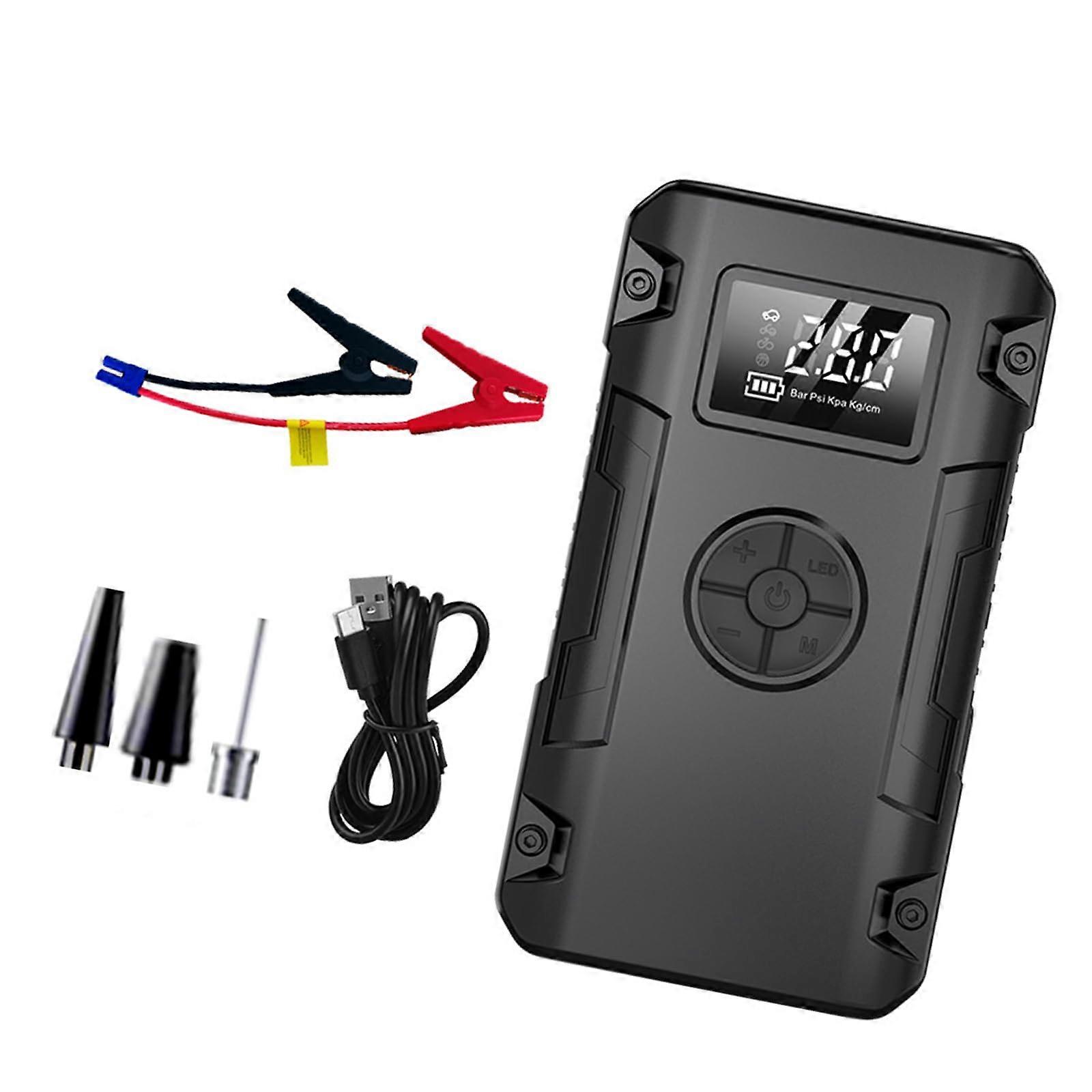 Efficiency Car Starting Device Digital Tire Inflator Electric Air Compressor Pumps for Accurate Pressure Control ABS Car Charging