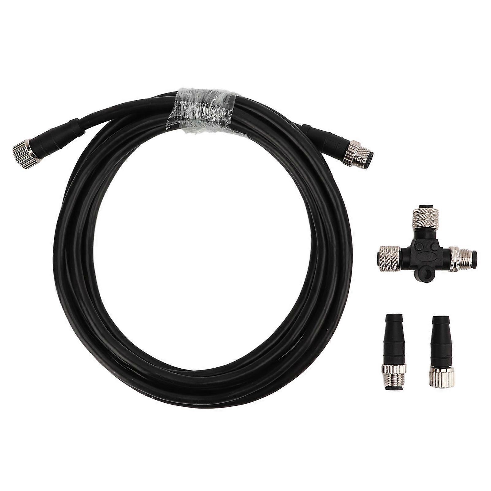 NMEA 2000 Network Tee Connector Kit 5Pin M12 IP67 Waterproof for Backbone Drop Cable