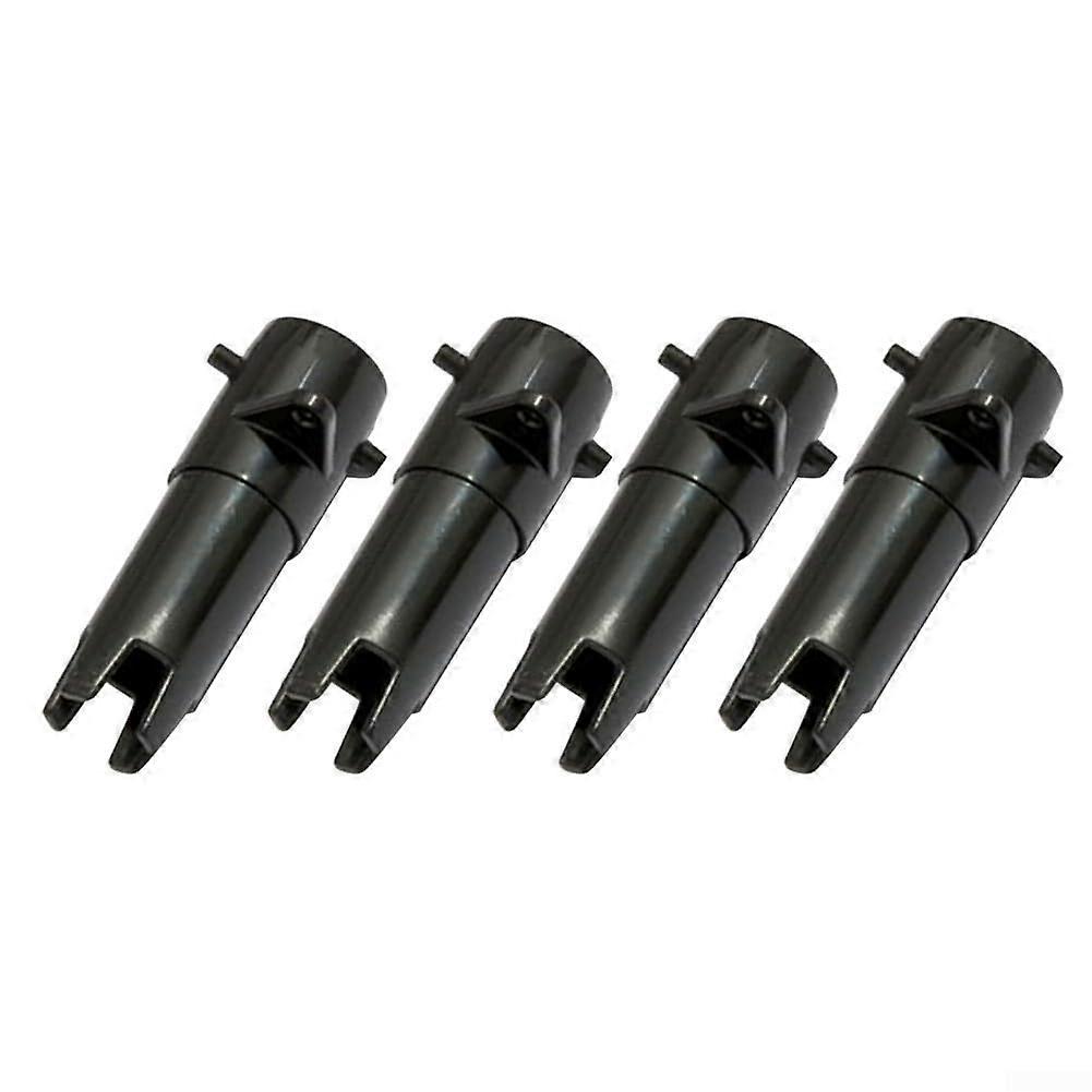 Spa Pool Air Release Valve Adapter Hose 4 Pack Deflation Connector Compatible with Model P61727 for Inflatable Swimming Pools Black