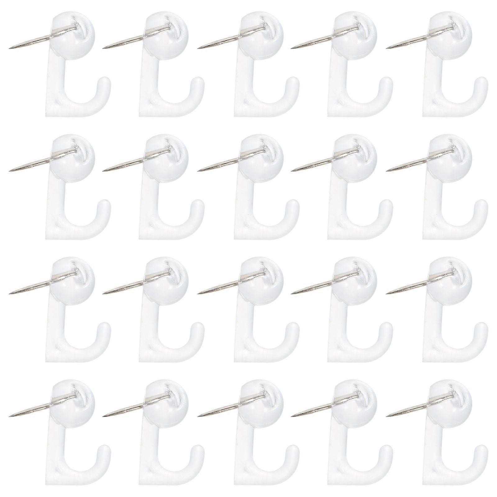 50Pcs Multi-purpose Pushpin Hook Map Marking Nails Photo Fixing Pushpins