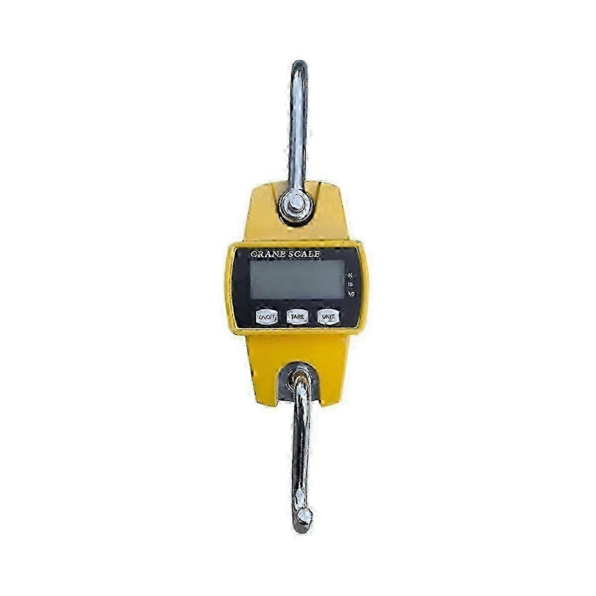 Digital Hanging Scale 300kg with Hooks, Cast Aluminum Handheld Crane Scale for Farm, Hunting & Outdoor Use