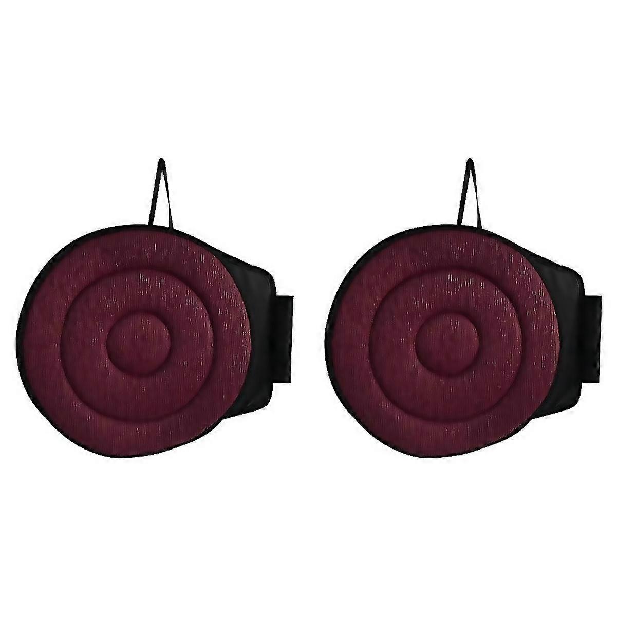 For 2pcs 360 Rotating Seat Cushion157in Seat Cushion Claret