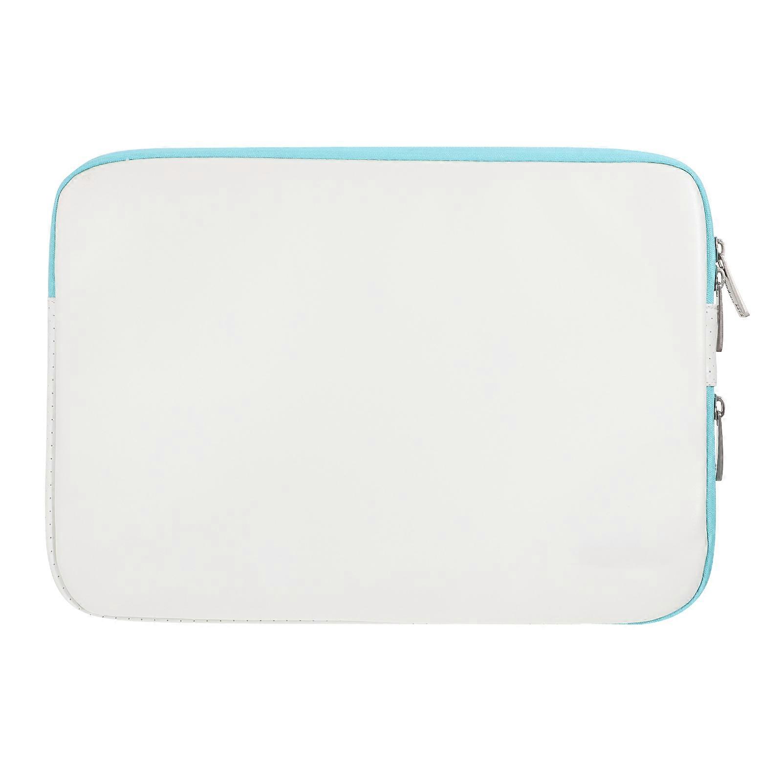 Business Laptop Bag Rectangular Laptop Carrying Case for Office Workers Blue Pu with Anti-Fall Feature 2Pcs
