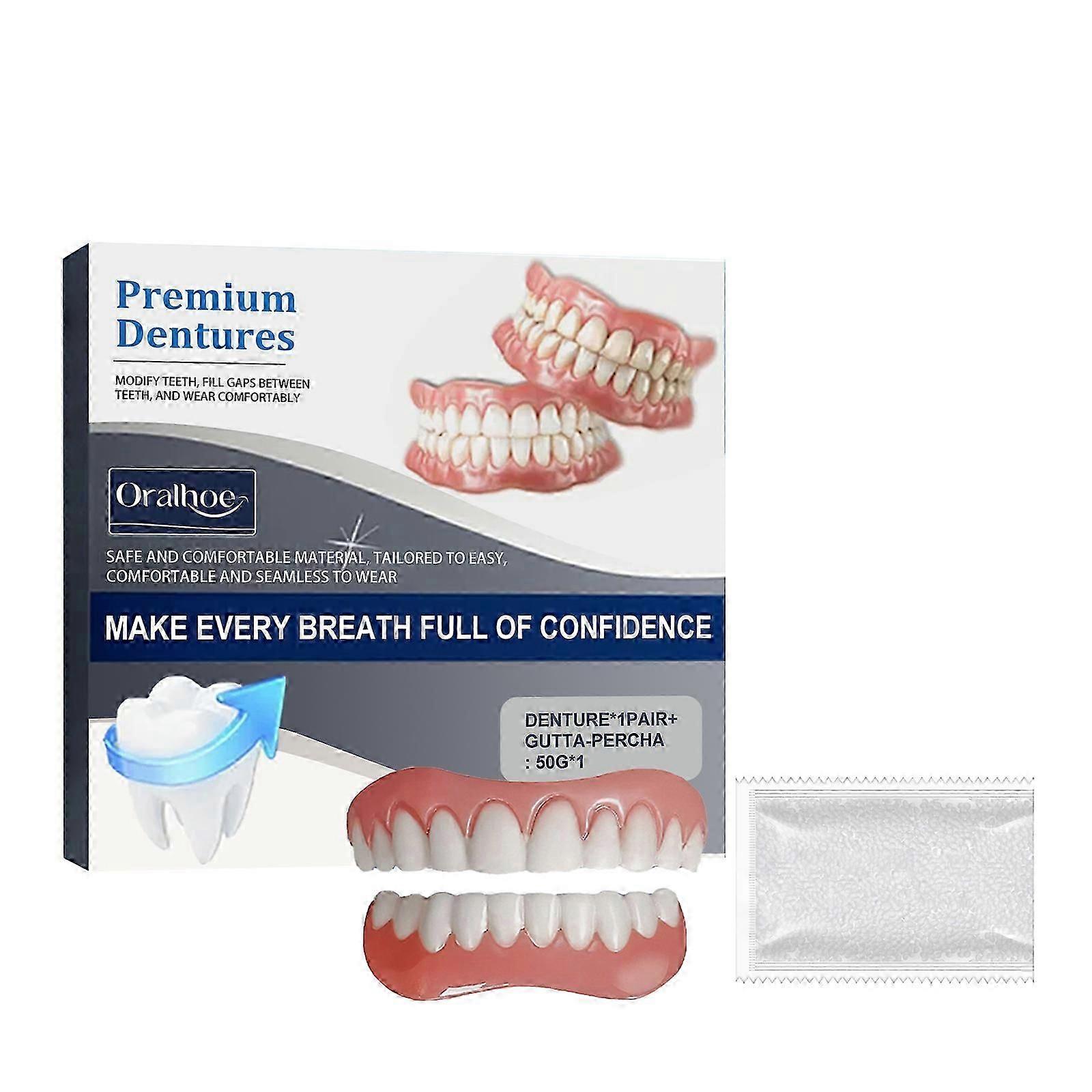 Oralhoe teeth modification kit enhances smile aesthetics with a comfortable smile and denture kit for teeth modification