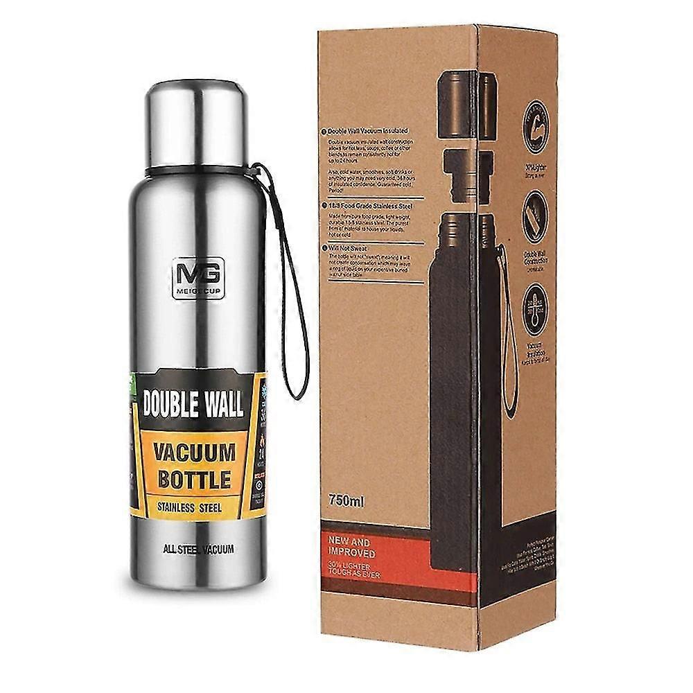 Large Capacity Thermos Bottle Portable Stainless Steel Vacuum Flask Food Thermo Mug Kids Thermal For Tea Coffee Water 500/1500ml