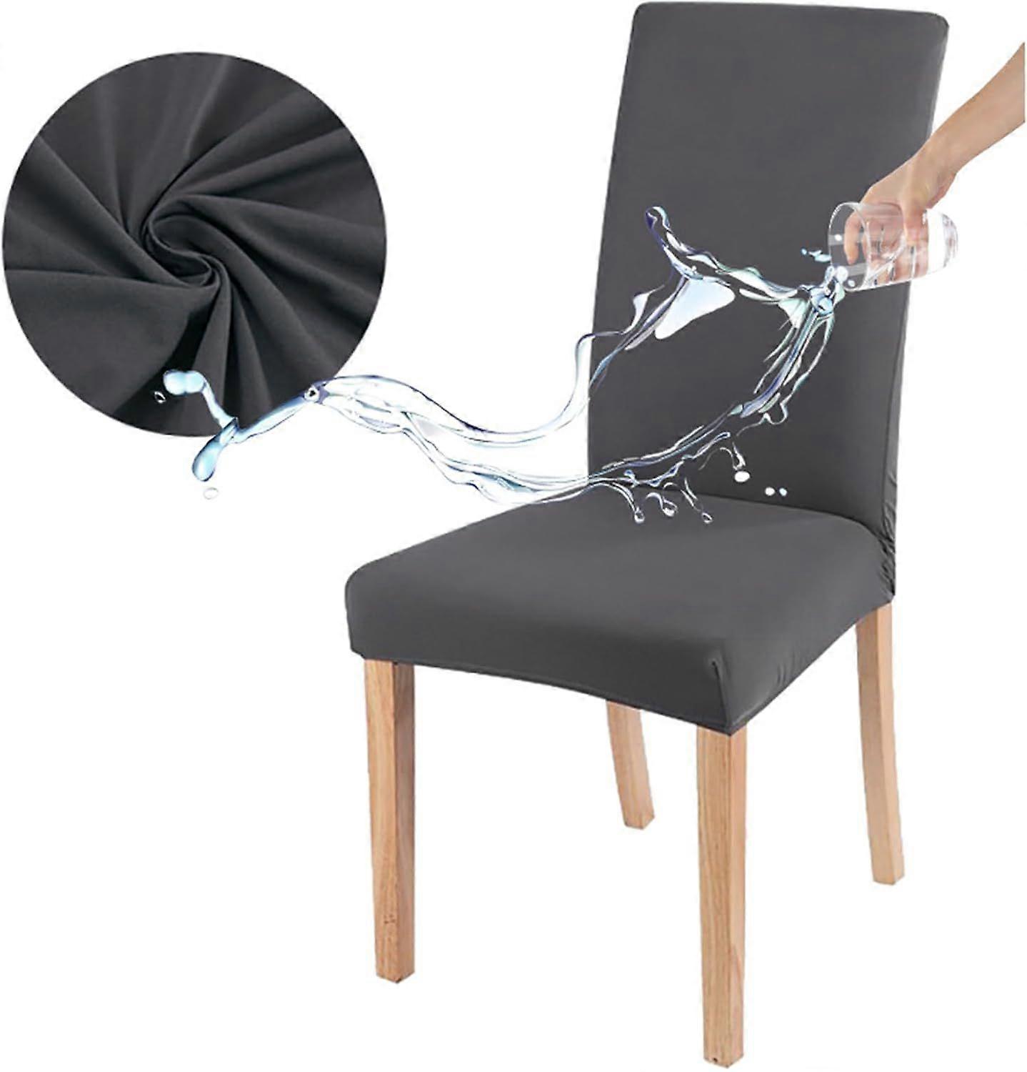 Stretch Spandex Chair Covers Kitchen Chair Covers Dining Room Chair Covers Set of 2-4-6 Wa