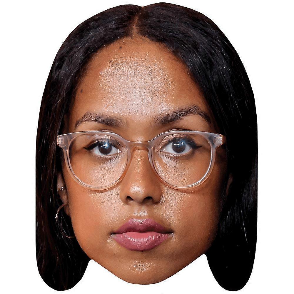 Jensen McRae (Glasses) Celebrity Mask, Flat Card Face