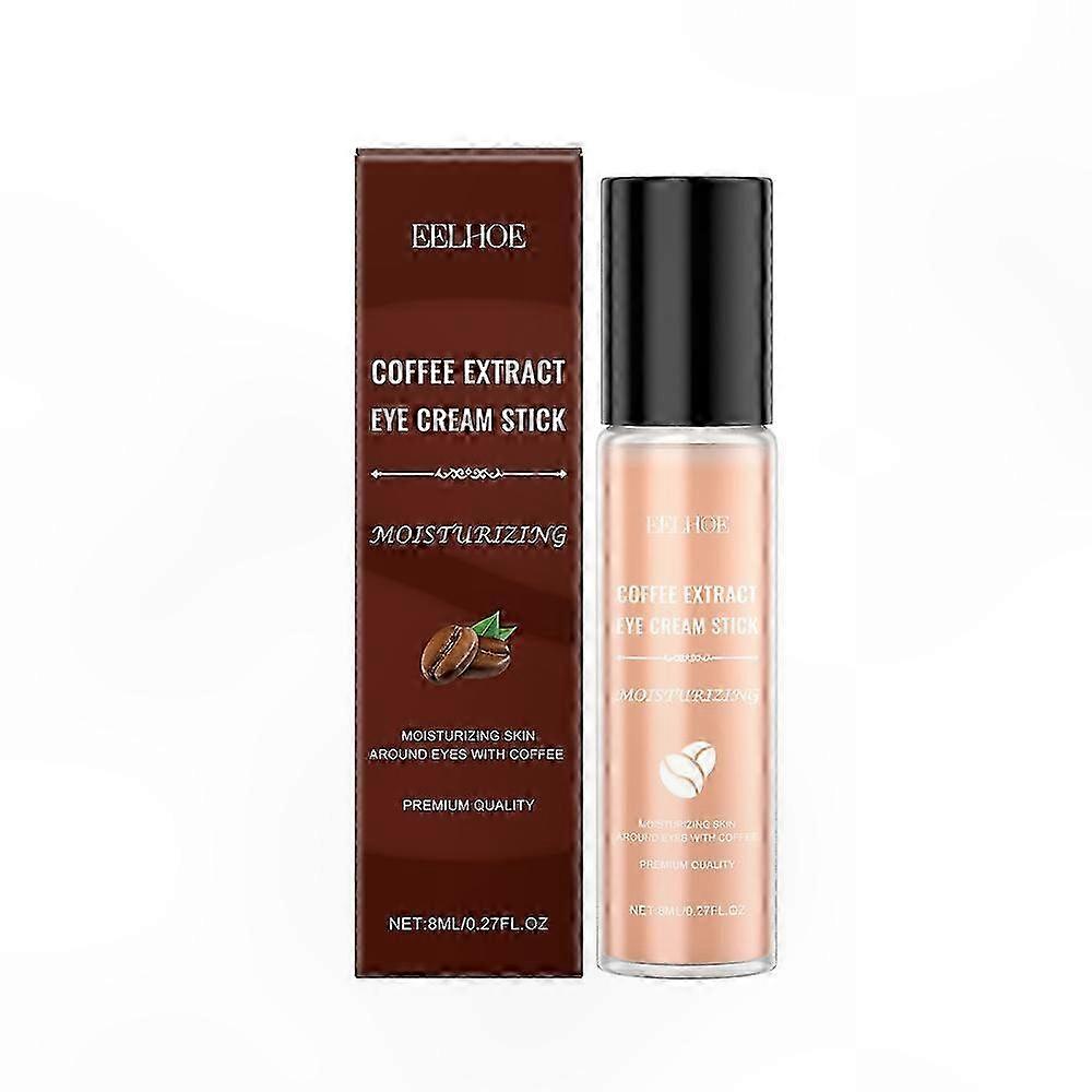 Anti-Aging Eye Serum with Caffeine for Dark Circles, Puffiness & Fine Lines Reduction Treatment Roller for Under Eye Care