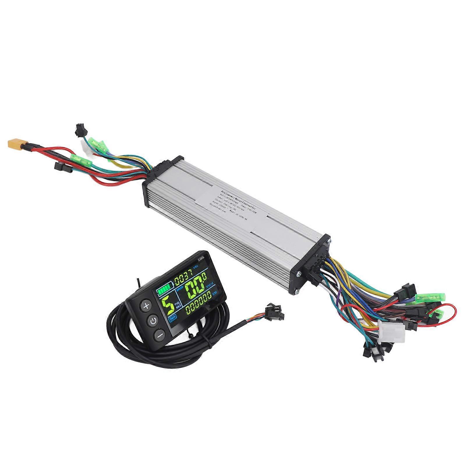 24V-48V Brushless Motor Controller LCD Display Dual Drive Kit
