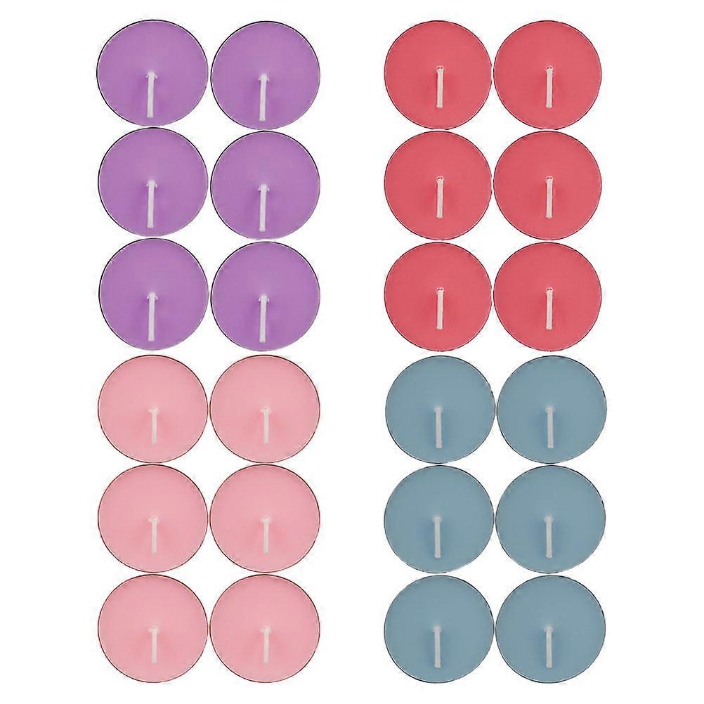 40Pcs Round Scented Tea Lights Designed For Home And Wedding With Smokeless Feature Providing Relaxation Aid