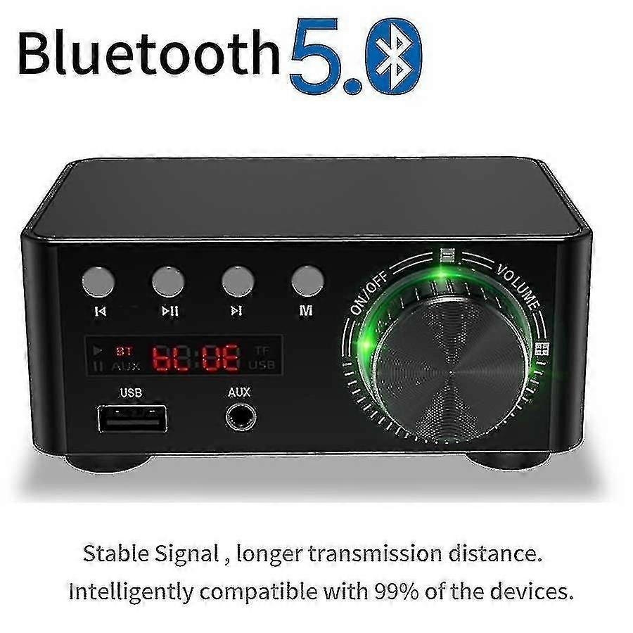 100whifi フィーバーグレード Bluetooth 5.0 小型デジタルパワーアンプは、U ディスク SD カード Rca o I をサポートします