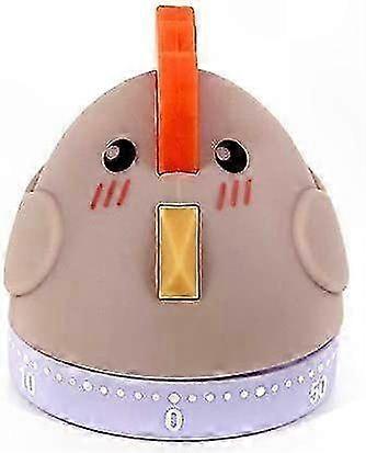 60-Minute Manual Kitchen Timer with 360° Rotating Dial and Countdown Function for Home Cooking Use